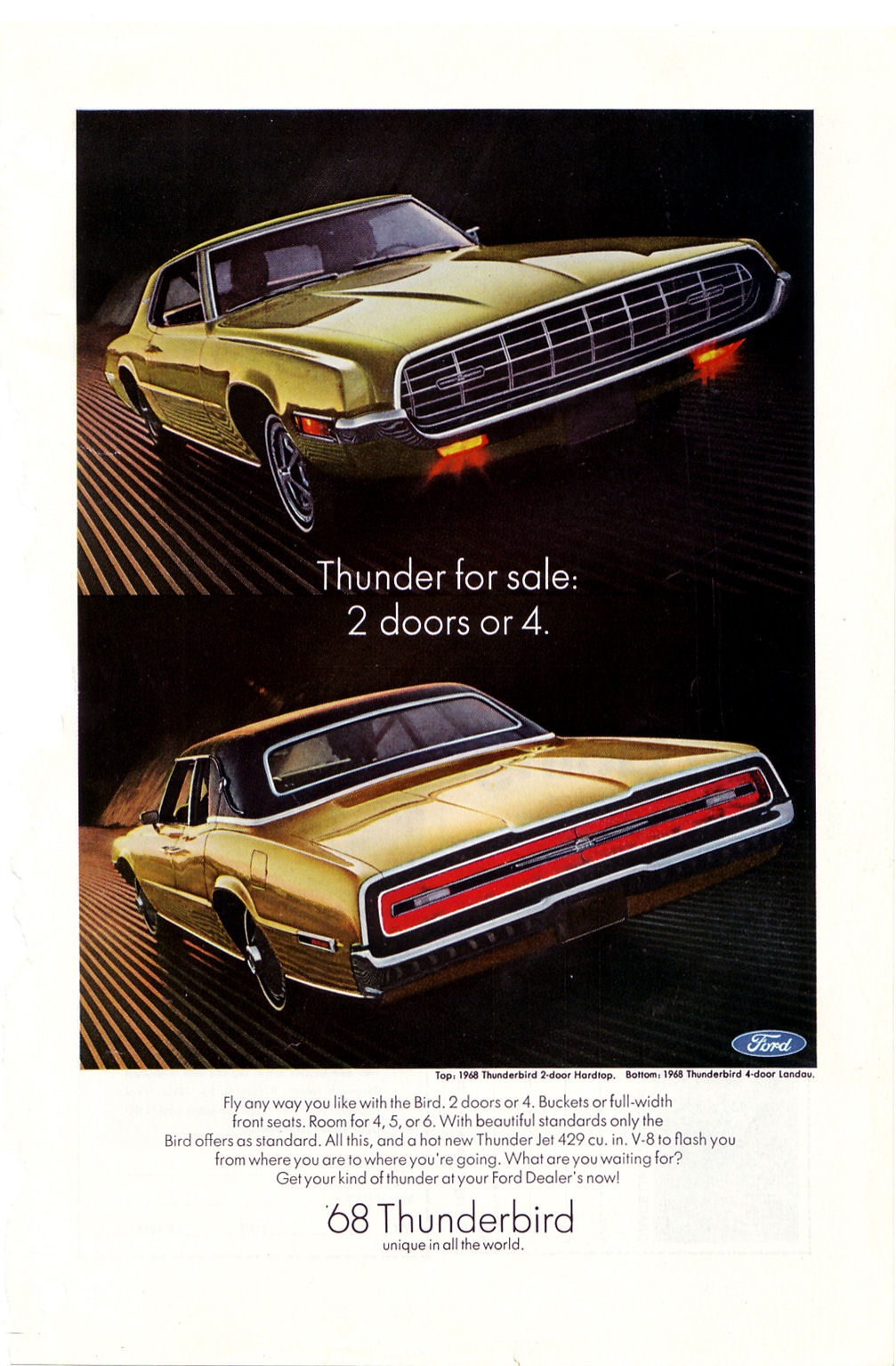 1968 Ford Thunderbird Advertising